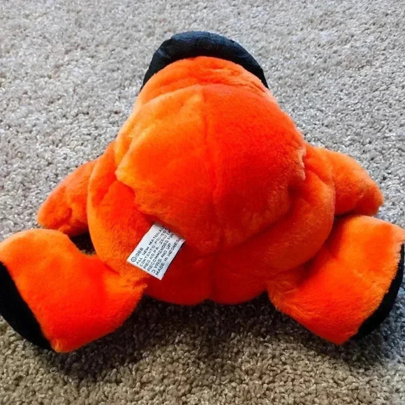 Chrisha Orange Jack O' Lantern pumpkin Playful Plush Vintage 1988 - Picture 7 of 12